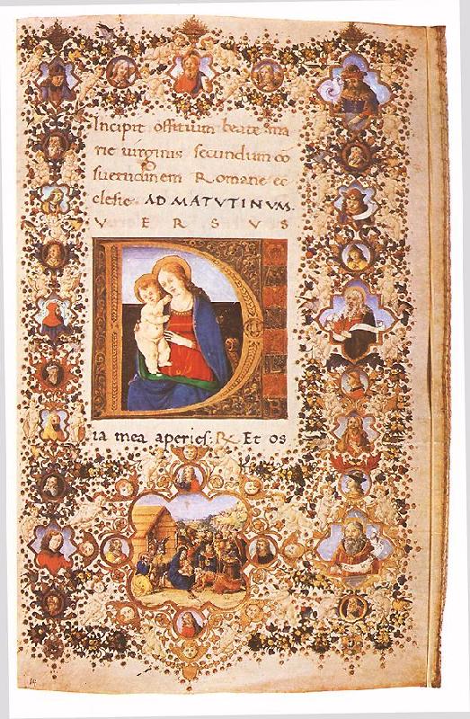 CHERICO, Francesco Antonio del Prayer Book of Lorenzo de  Medici uihu oil painting picture
